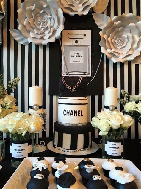 chocolate hersheys coco chanel decor|Coco Chanel Party Decoration .